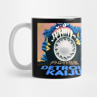 Dadaysaur on I-94! - Pete Coe's Detroit Kaiju series Mug